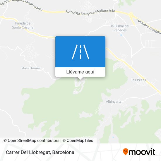 Mapa Carrer Del Llobregat