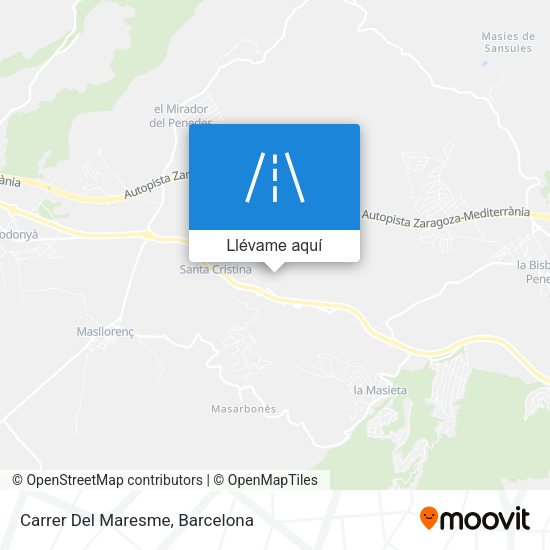 Mapa Carrer Del Maresme