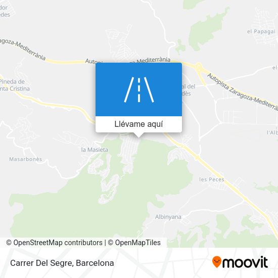 Mapa Carrer Del Segre
