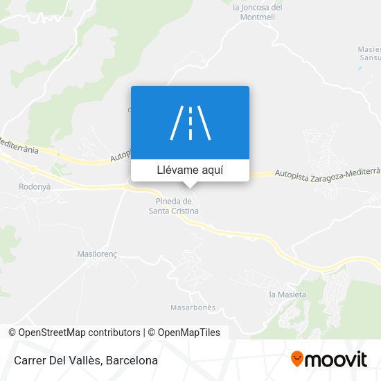 Mapa Carrer Del Vallès