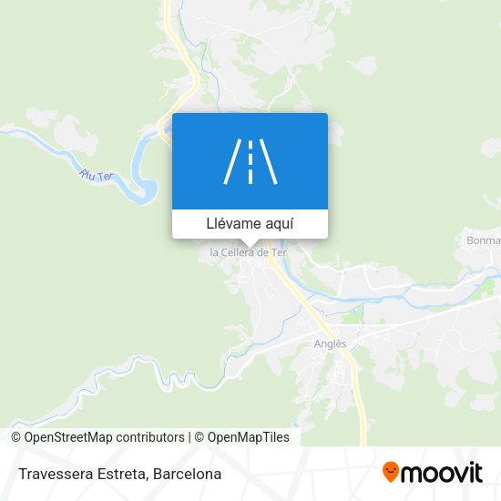 Mapa Travessera Estreta