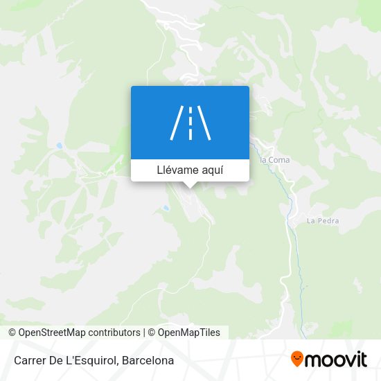 Mapa Carrer De L'Esquirol