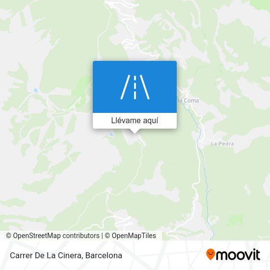 Mapa Carrer De La Cinera