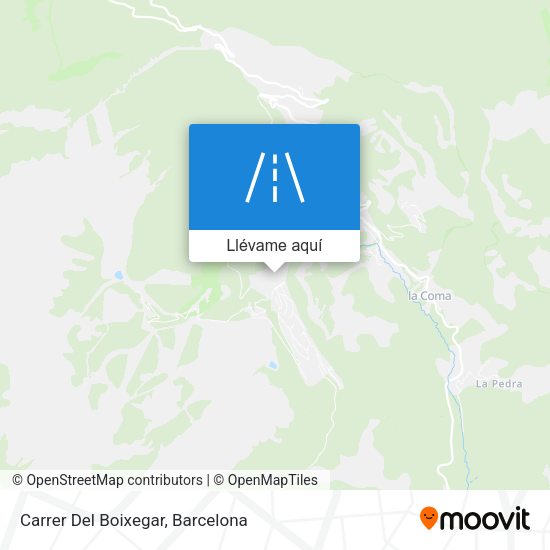 Mapa Carrer Del Boixegar