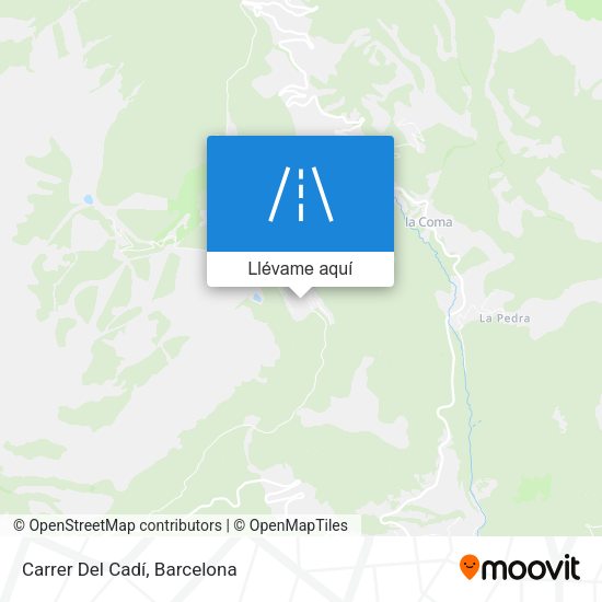 Mapa Carrer Del Cadí
