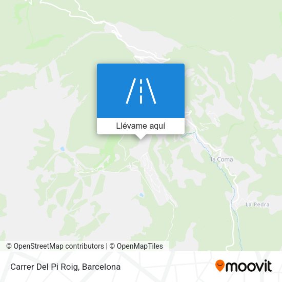 Mapa Carrer Del Pi Roig