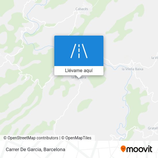 Mapa Carrer De Garcia