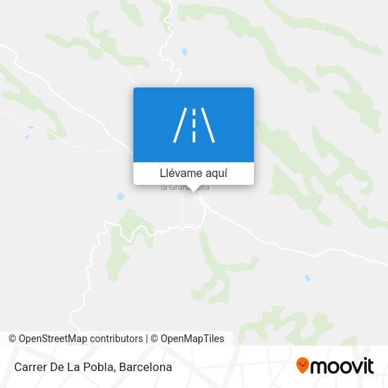Mapa Carrer De La Pobla