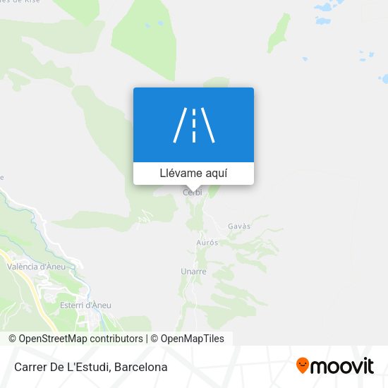 Mapa Carrer De L'Estudi