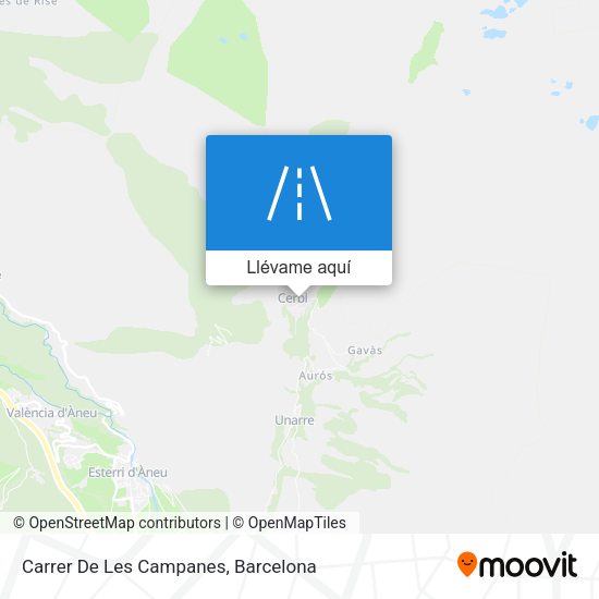 Mapa Carrer De Les Campanes