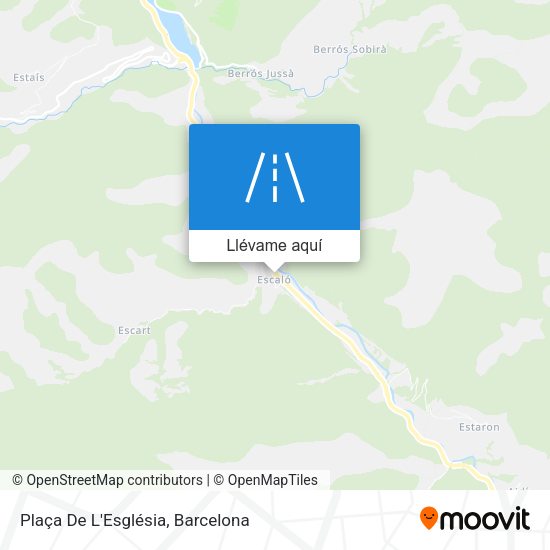 Mapa Plaça De L'Església