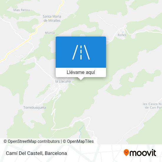 Mapa Camí Del Castell