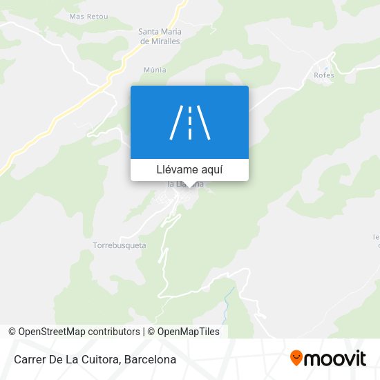 Mapa Carrer De La Cuitora