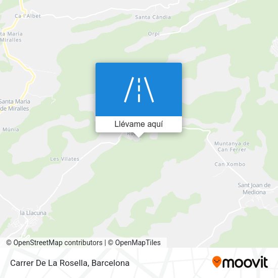 Mapa Carrer De La Rosella
