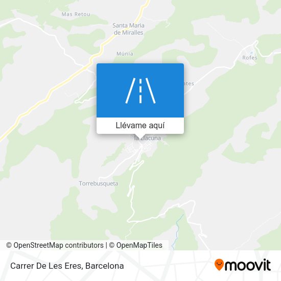 Mapa Carrer De Les Eres