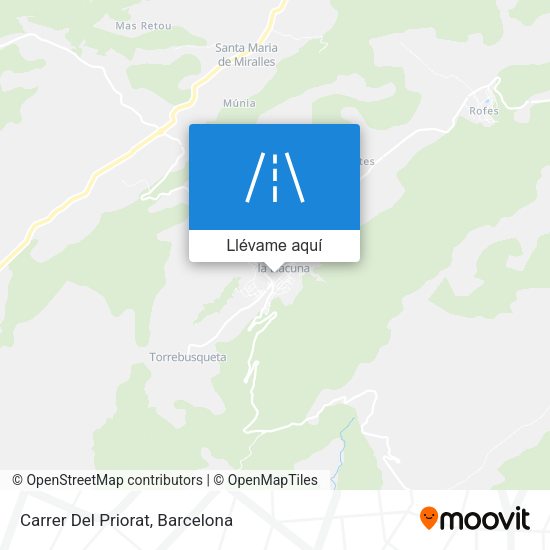 Mapa Carrer Del Priorat