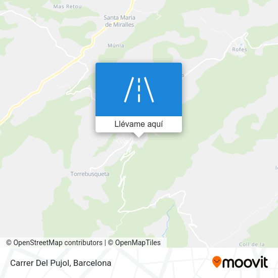 Mapa Carrer Del Pujol