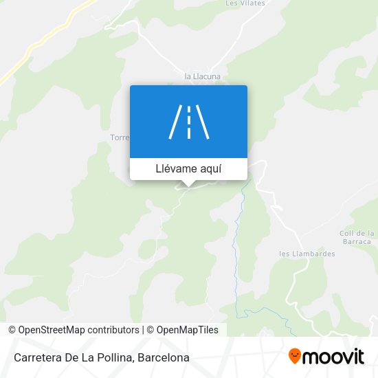 Mapa Carretera De La Pollina