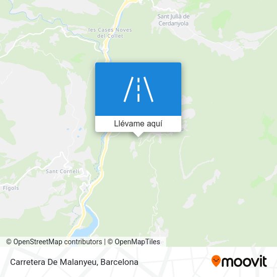 Mapa Carretera De Malanyeu