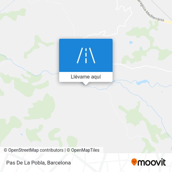 Mapa Pas De La Pobla