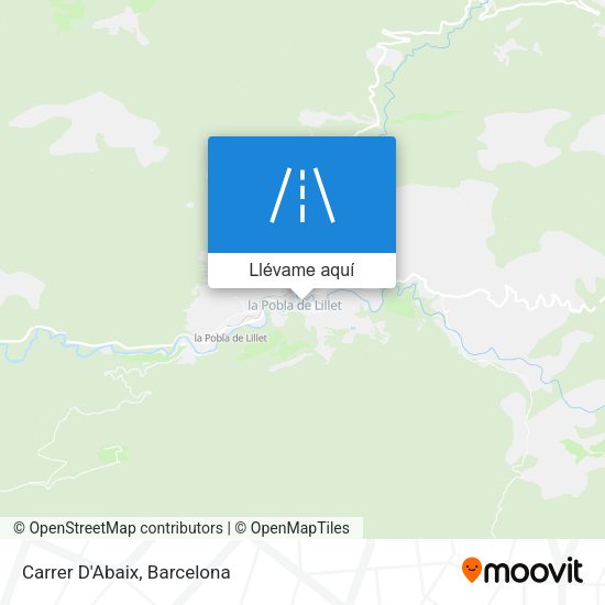 Mapa Carrer D'Abaix