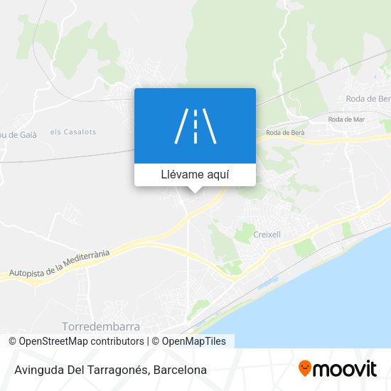 Mapa Avinguda Del Tarragonés