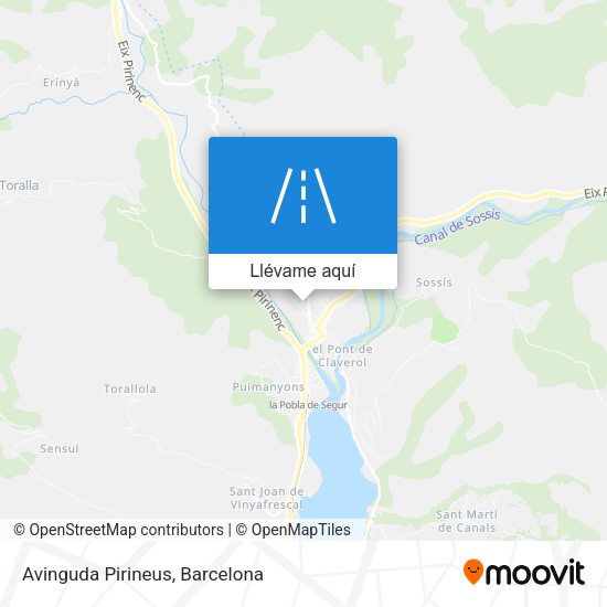 Mapa Avinguda Pirineus