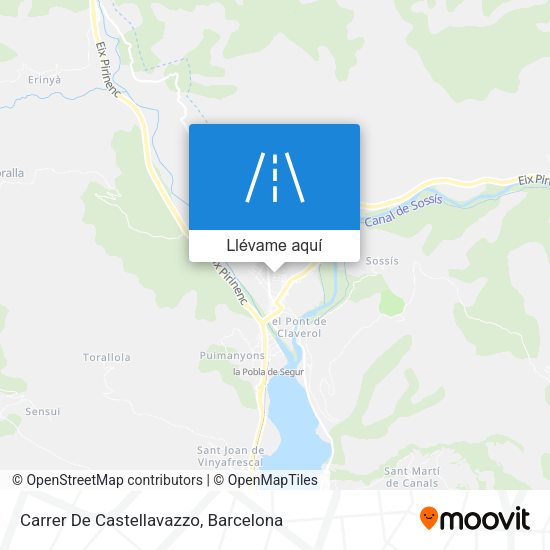 Mapa Carrer De Castellavazzo