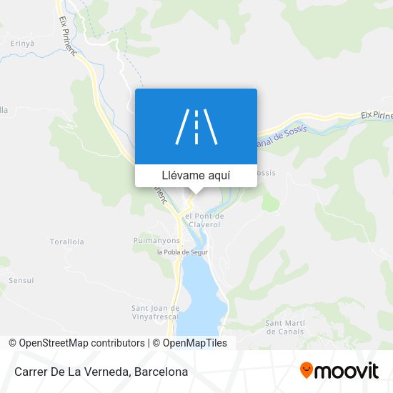 Mapa Carrer De La Verneda