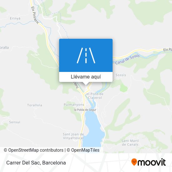 Mapa Carrer Del Sac