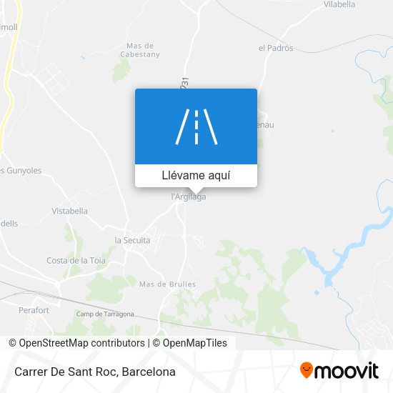 Mapa Carrer De Sant Roc