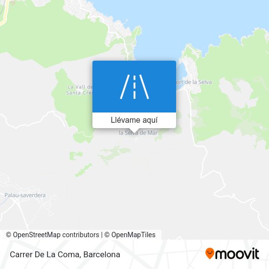 Mapa Carrer De La Coma