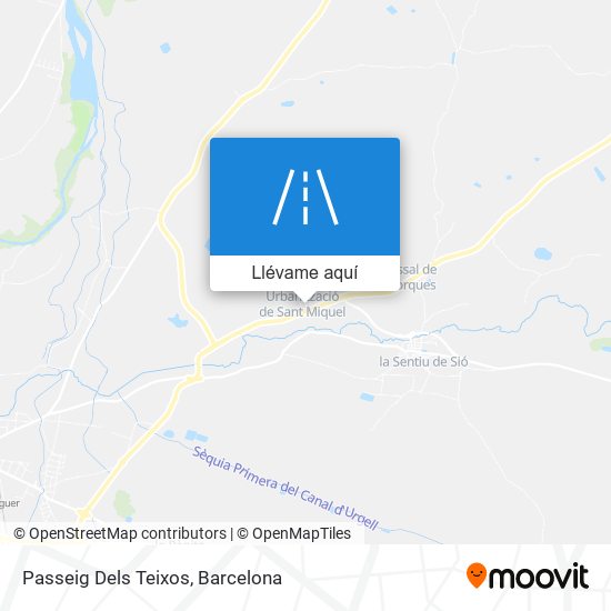 Mapa Passeig Dels Teixos