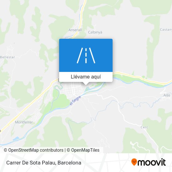 Mapa Carrer De Sota Palau