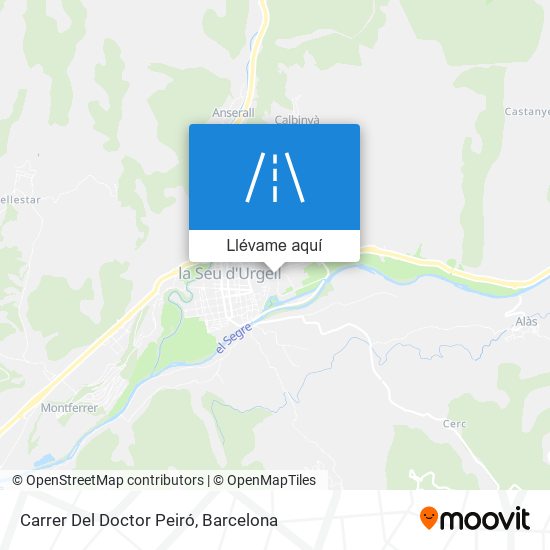 Mapa Carrer Del Doctor Peiró