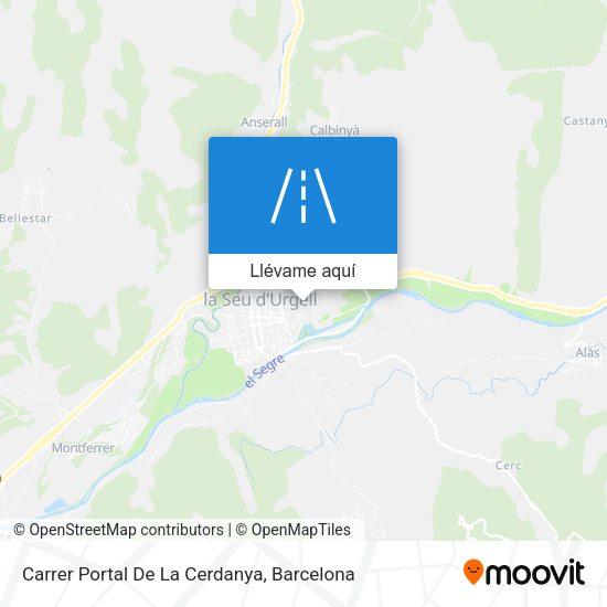 Mapa Carrer Portal De La Cerdanya