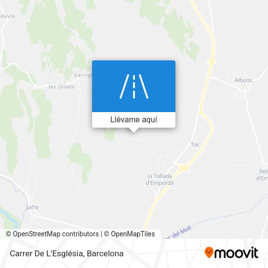 Mapa Carrer De L'Església
