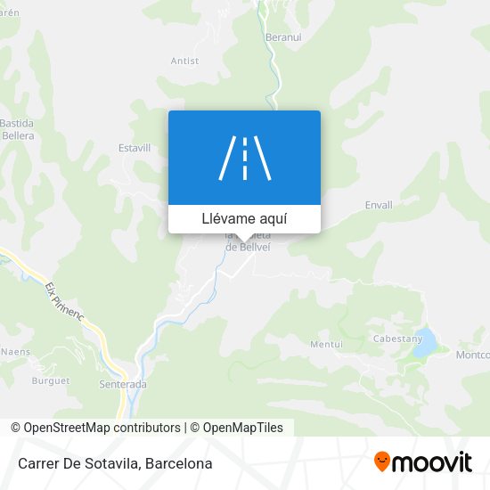 Mapa Carrer De Sotavila