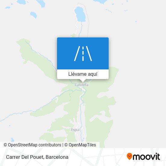 Mapa Carrer Del Pouet