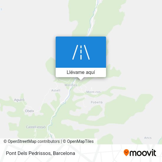 Mapa Pont Dels Pedrissos