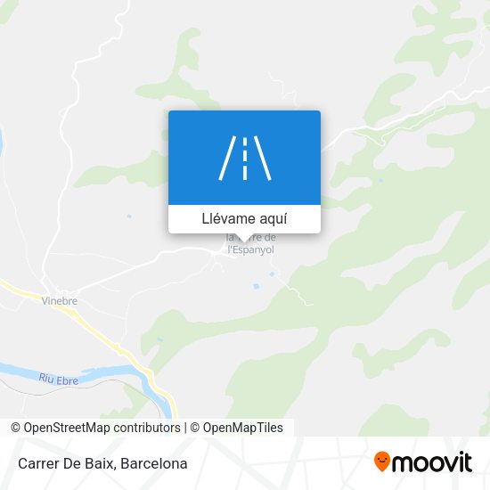 Mapa Carrer De Baix