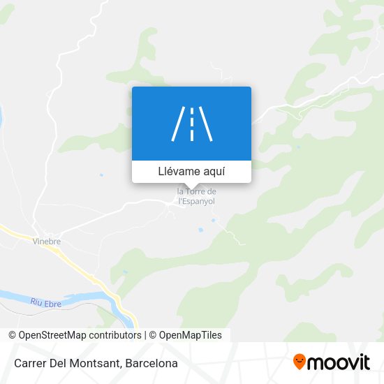 Mapa Carrer Del Montsant