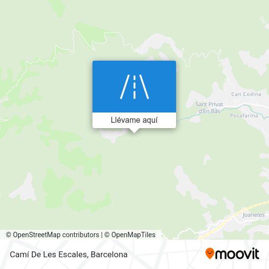 Mapa Camí De Les Escales