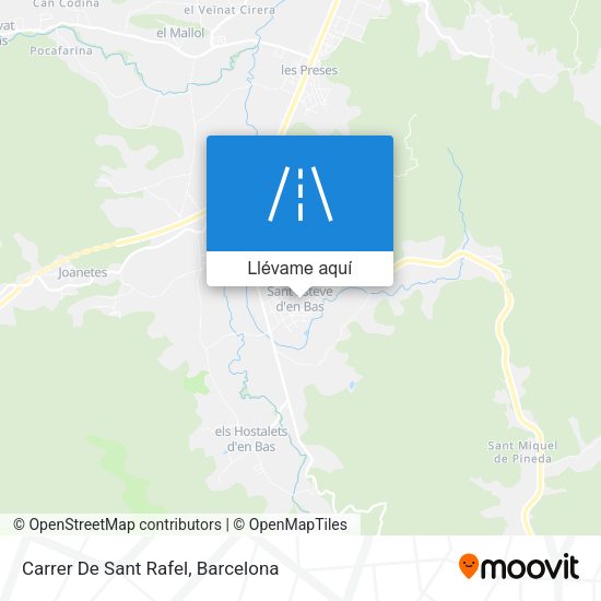 Mapa Carrer De Sant Rafel