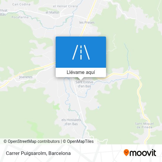 Mapa Carrer Puigsarolm