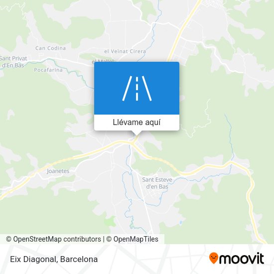 Mapa Eix Diagonal