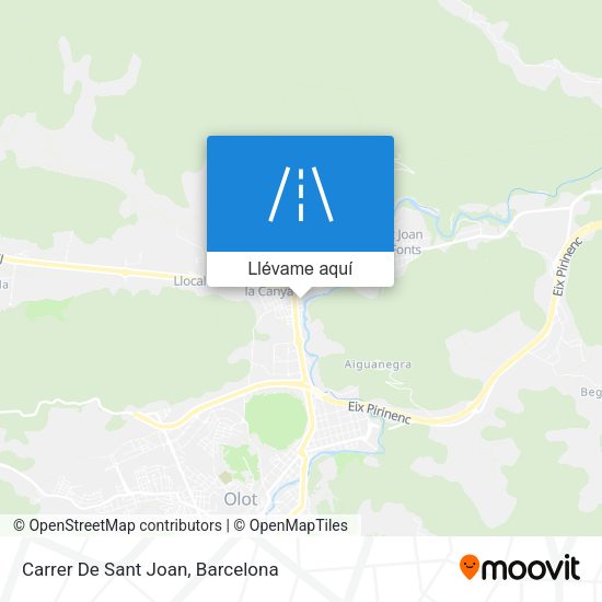 Mapa Carrer De Sant Joan