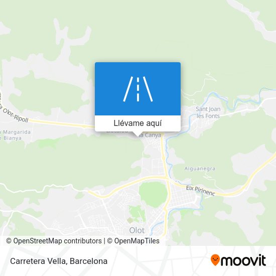 Mapa Carretera Vella