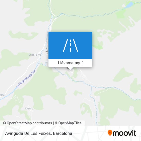 Mapa Avinguda De Les Feixes