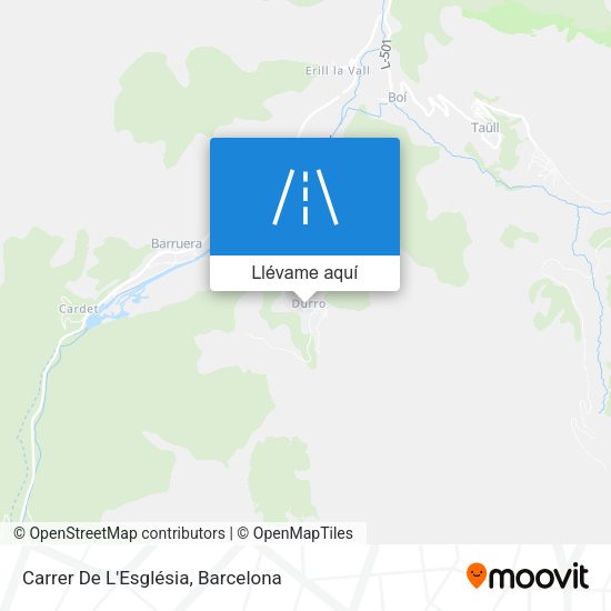 Mapa Carrer De L'Església